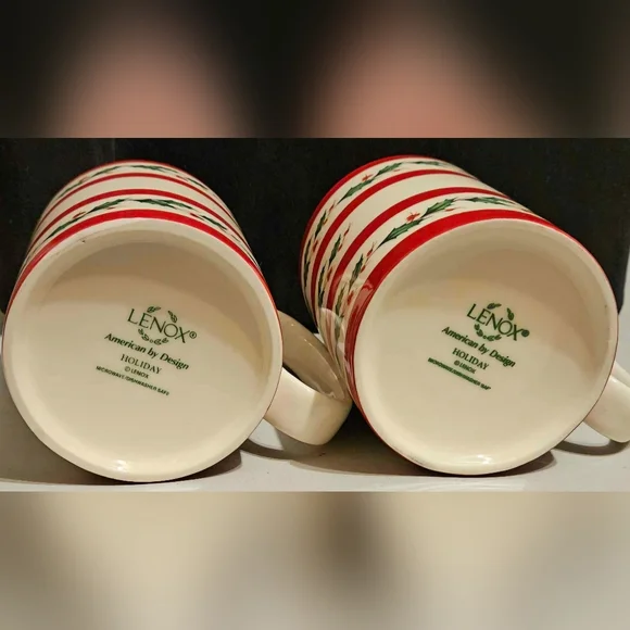 Lenox American by Design Set of 2 Holiday Mugs